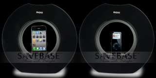 DOSS Black Portable Speaker Dock For IPhone/ IPod Touch + Remote 