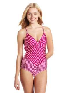  Roxy Juniors Shirred One Piece Swimsuit Clothing