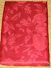 CHERRIES FRUIT BRICK RED 52 x 70 Vinyl Tablecloth NIP  
