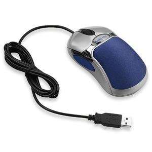    NEW 5 Button Optical Mouse Slv/Blu (Input Devices)