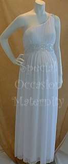   Royal Blue w/ Bolero Rhines Maternity Dress MEDIUM formal special baby