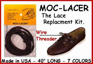 Leather LACES for Boat or Deck Shoes the r e placement repair kit.