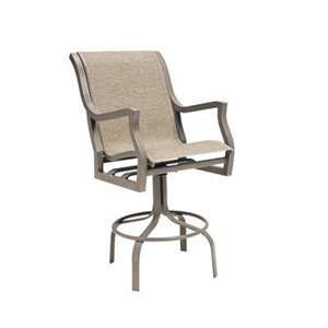   5R0468 48 65D Carson Sling Swivel Outdoor Bar Stool