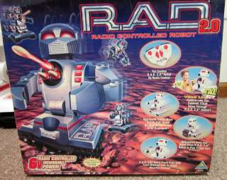 RAD 2.0 Radio Controlled Robot Shoots Foam Missiles NR  