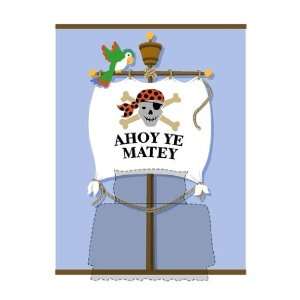   Ahoy Ye Matey Bedhugger Paint By Number Wall Mural 