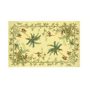  Monkey Beige Rug, 6´ Round