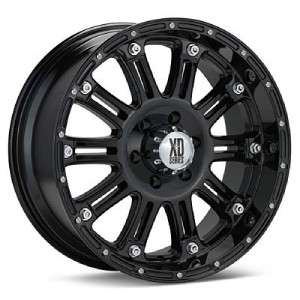16 inch KMC XD Hoss black wheels rims 6x5.5 6x139.7  