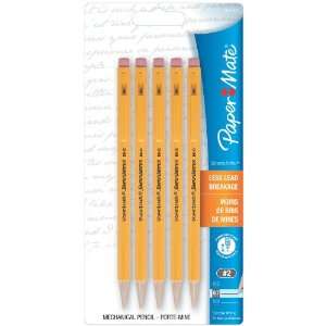 Paper Mate Sharpwriter 0.7mm Mechanical Pencils, 5 Yellow 