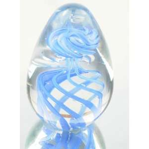  Under The Sea Series   Blue Flame Holded by Powerful Ring Paperweight