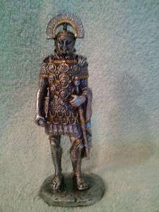 6271 Pewter ROMAN OFFICER SUIT OF ARMOR mini statue  