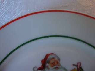 Macys Germany Santa Claus Christmas Salad Plate (s)  