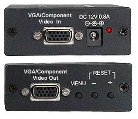 Way HDTV Component Video & VGA Converter Scaler 1080i  