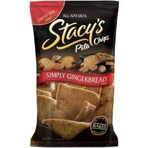 Stacys Pita Chips Pita Chips,Simply Gingerbread 7.33 oz. (Pack of 12 