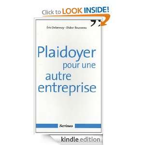 Plaidoyer pour une nouvelle entreprise (Les Carnets de linfo) (French 
