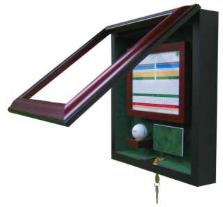 HOLE IN ONE GOLF DISPLAY CASE   SPORTS DISPLAY CASE  
