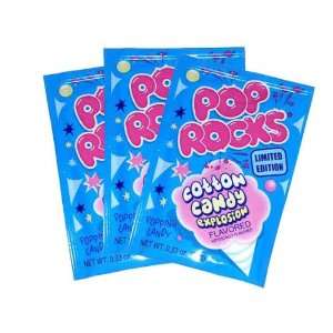 Pop Rocks   Cotton Candy, .33 oz, 24 Grocery & Gourmet Food