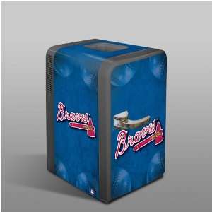 Atlanta Braves Portable Refrigerator Memorabilia.  Sports 