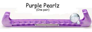 Universal 2 Piece Hard Ice Skate Guards Purple Pearlz  