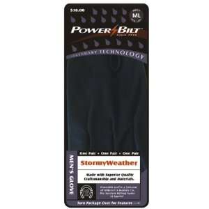 powerbilt stormy weather rain gloves one pair mens xl (2 gloves total 