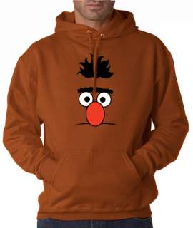 Bert Burt Face Sesame Street 50/50 Pullover Hoodie  