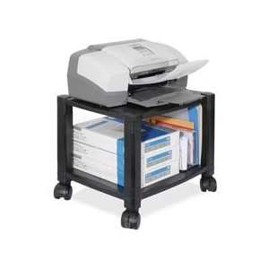  Printer/Fax Mobile Stand, 2 Shelf, 17x13 1/4x14 1/8, BK 