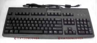 NEW CHERRY Smart Card Reader Keyboard USB Black ***  