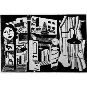     Stuart Davis   24 x 16 inches   Barber Shop Chord