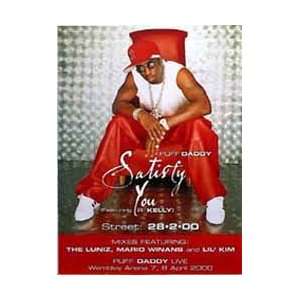  Music   Rap / Hip Hop Posters Puff Daddy   Satisfy You 