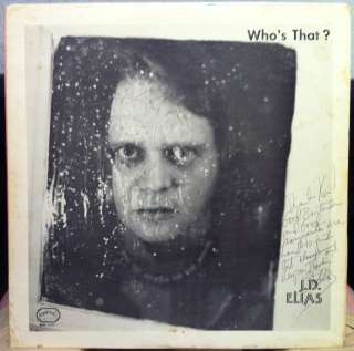 ELIAS whos that LP Private 1978 AZ Dark Folk Psych  