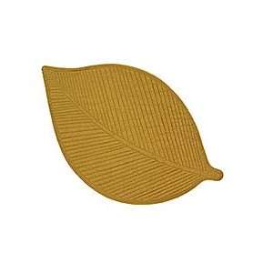   PCS Quilted,13 x 19 Shaped Placemat, Rattan Leaf