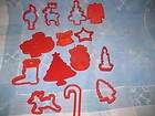 14 plastic cookie cutters, christmas make a offer  