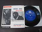 Thelonious Monk with Sonny Rollins Japan Vinyl 7 Roach
