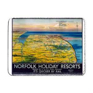Norfolk Holiday Resorts   Quicker by rail   iPad Cover (Protective 