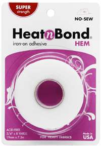 HeatnBond Iron On Super Adhesive Hem Tape 3/4 L3723  