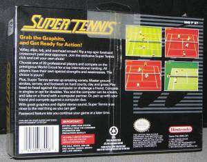 Super Nintendo Super Tennis Game SNES NIB Sealed  