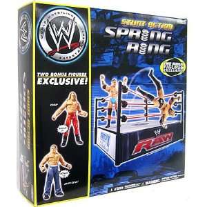  WWE Jakks Pacific Wrestling Stunt Action Spring Ring with 