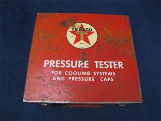 Vintage Texaco Pressure Tester Cooling System In Case  