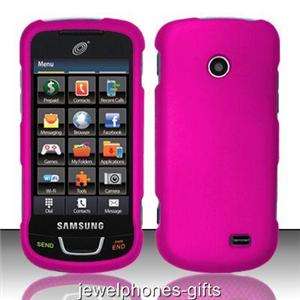 For Samsung T528G (StraightTalk) Rose Pink Rubberized Hard Cell Phone 