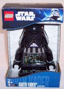 Star Wars Lego Darth Vader Mini Fig Figure Alarm Table Clock 9002113 