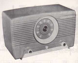 1956 TRUETONE D2637A RADIO SERVICE MANUAL SCHEMATIC  