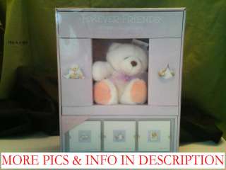 Forever Friends Nursery Set of Clip Frames & Bear. Happy in a Nappy 