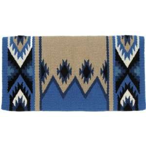  Mayatex Saddle Blanket   Wool Phoenix   Sand   Turquoise 
