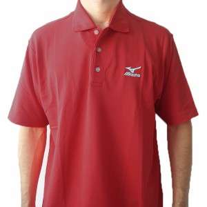 NWT Mizuno Golf Polo Shirt Cool Comfort Red Mens L, XL, XXL  