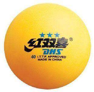 300Pcs●DHS●Double Happiness●3 STAR TABLE TENNIS BALLS  