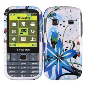 iFase Brand Samsung Gravity TXT T379 Cell Phone Blue Splash Protective 