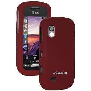 Quality Amzer Silicone Skin Jelly Case Maroon Red For Samsung Solstice 