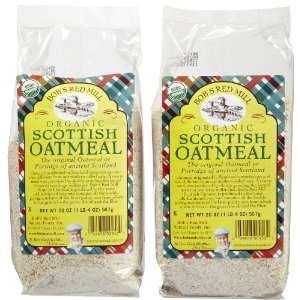   Bobs Red Mill Organic Scottish Oatmeal, 20 oz, 2 pk 