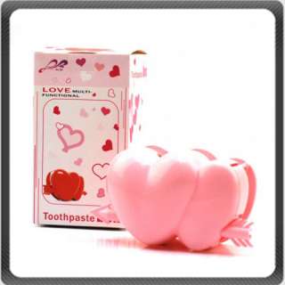Cupid Arrow Hearts Toothbrush Toothpaste Holder Divider  