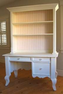   Wood Queen Ann DESK with Top HUTCH 30 Country Paints Stains NEW  