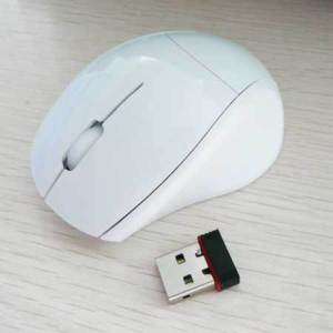 MINI USB 2.0 Wireless Mice Optical Mouse Laptop WHITE  